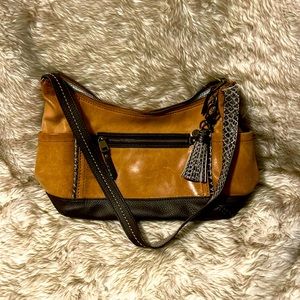 The SAK Kendra Hobo Handbag Tobacco Brown